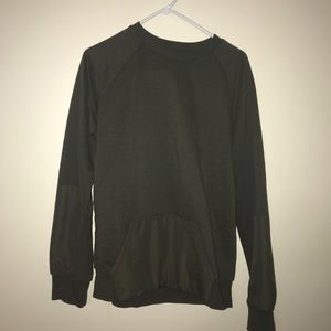 Olive Green Crewneck Sweatshirt